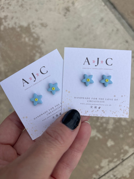 Mini Forget Me Not Studs