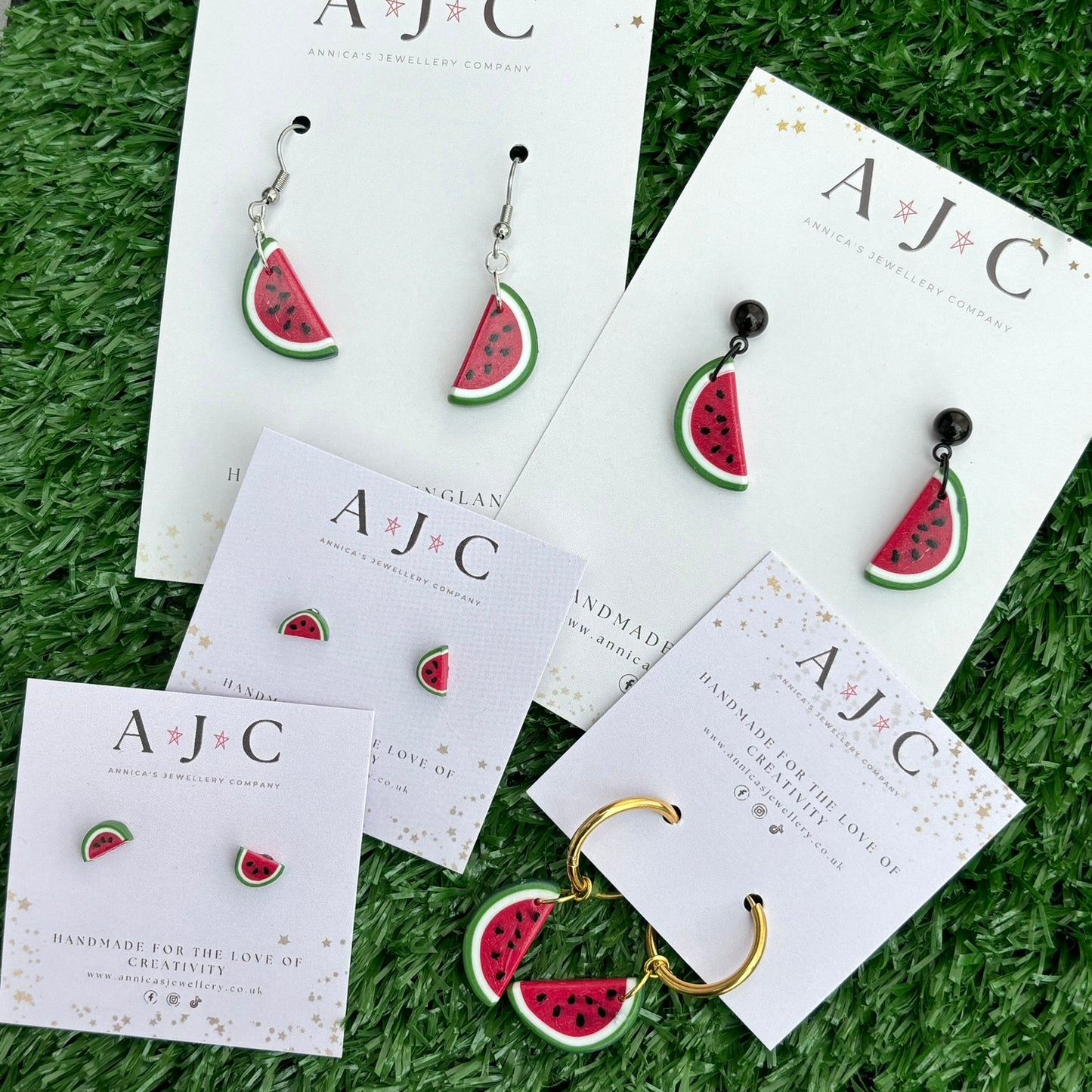 Micro Watermelon Studs