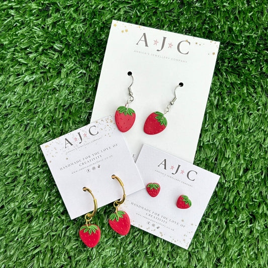 Small Strawberry Dangles