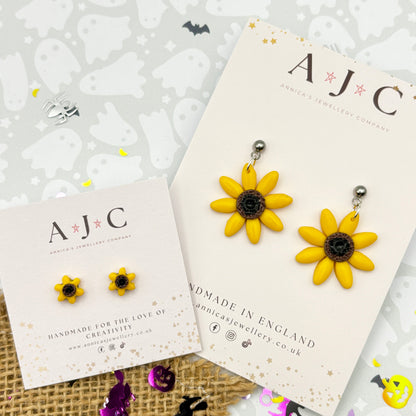 Mini Sunflower Studs