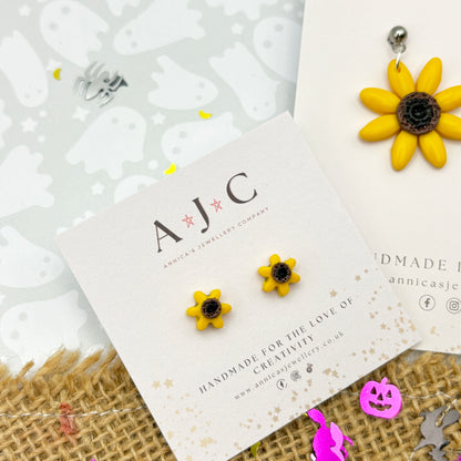 Mini Sunflower Studs