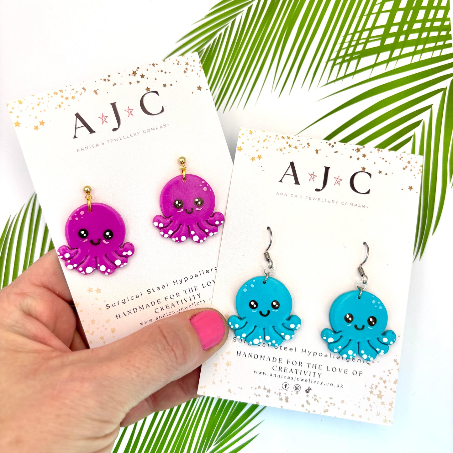 Medium Turquoise Octopus