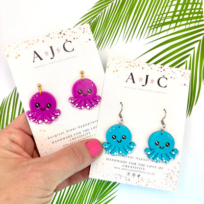 Medium Turquoise Octopus