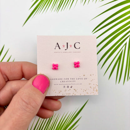 Micro Neon Pink Bows