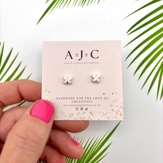 Micro White Bows