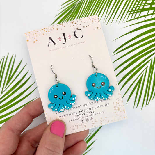 Medium Turquoise Octopus