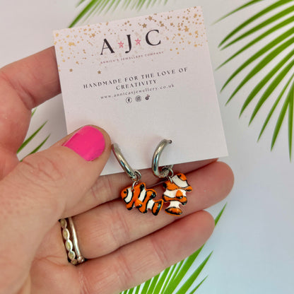 Orange, White and Black Clown Fish