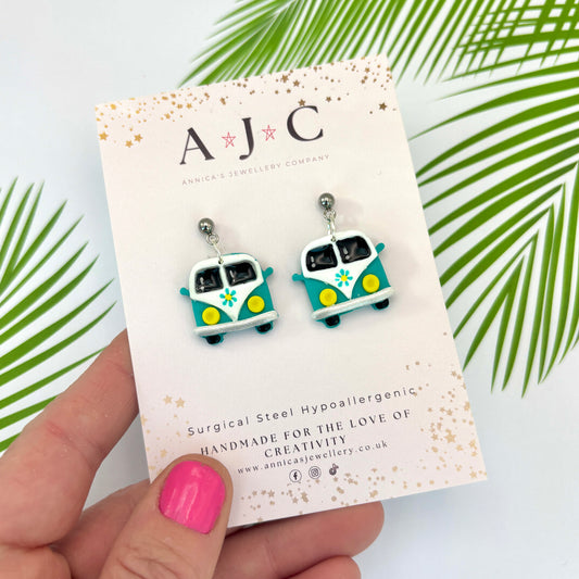 Minty Green Camper Vans