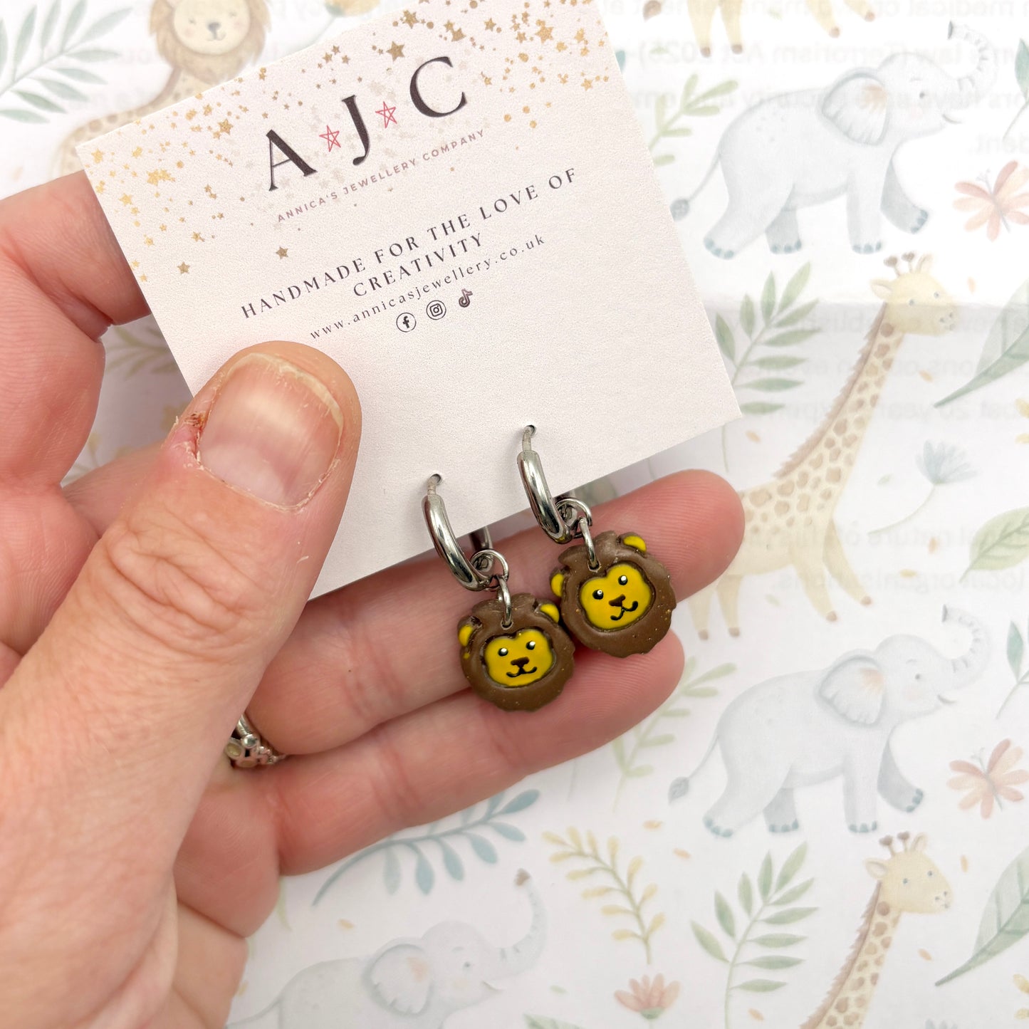 Lion Studs
