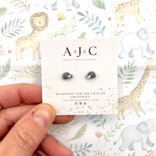 Micro Elephant Studs