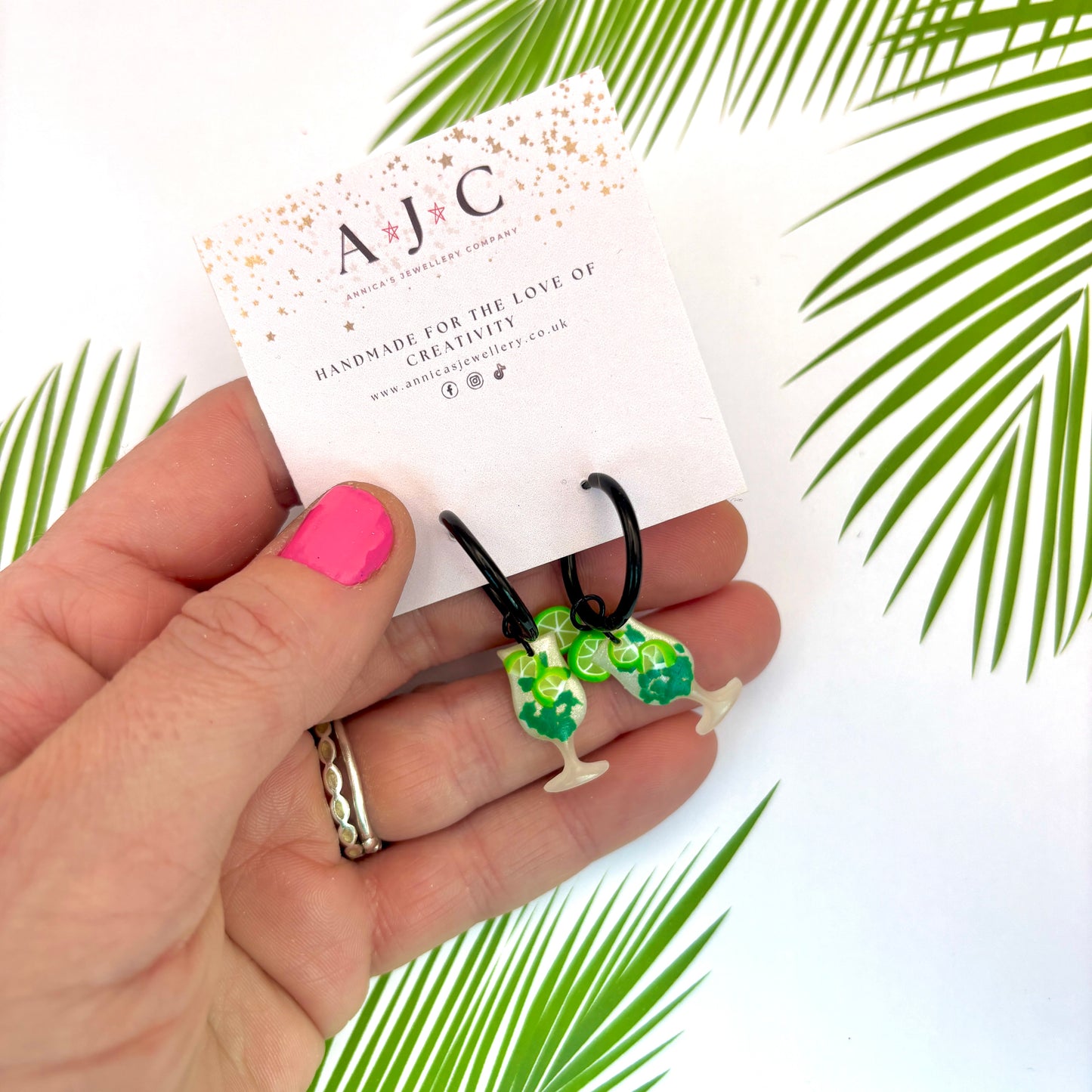 Translucent Pearl and Green Mojito with Lime