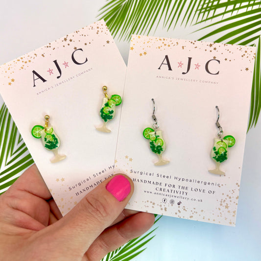 Translucent Pearl and Green Mojito with Lime
