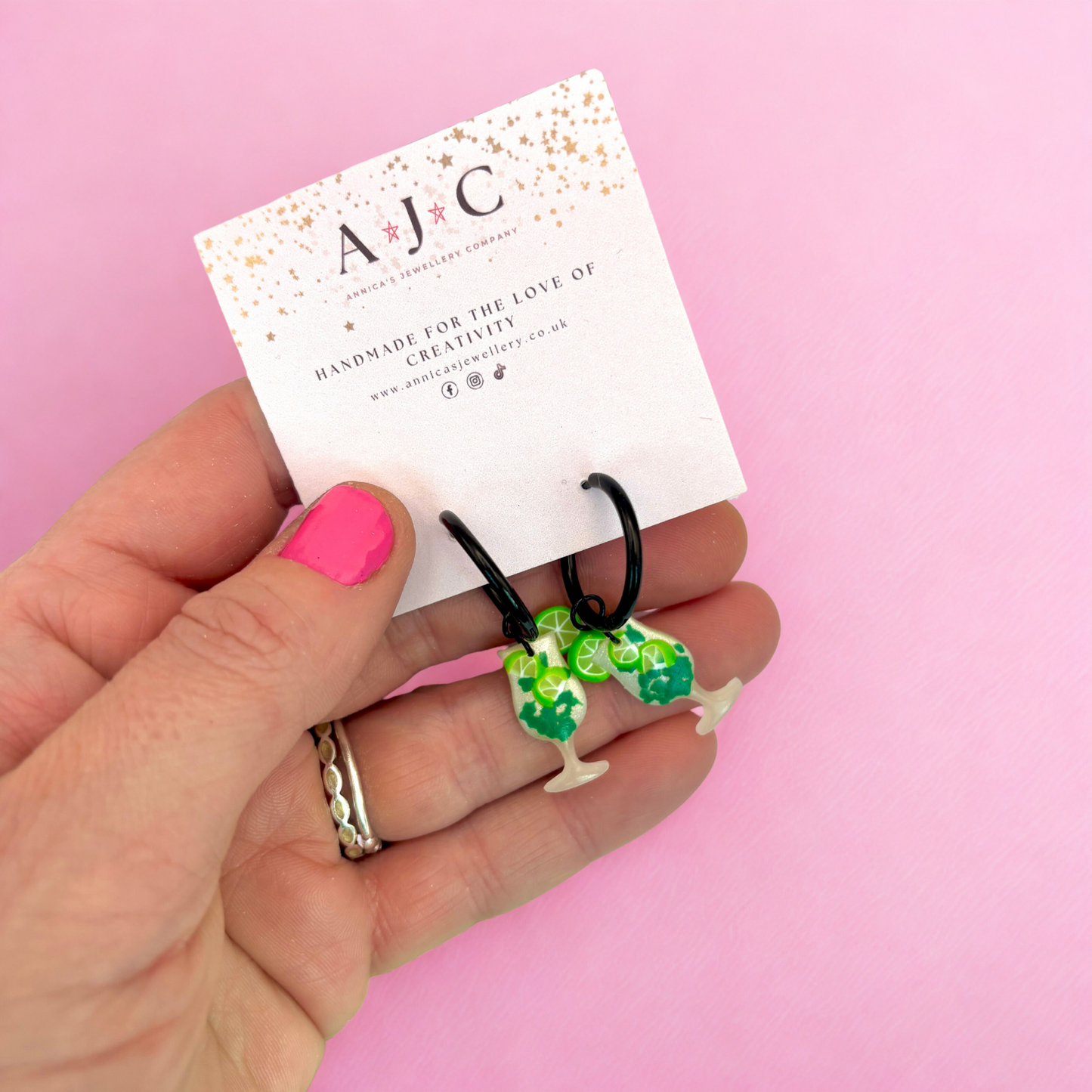Translucent Pearl and Green Mojito with Lime
